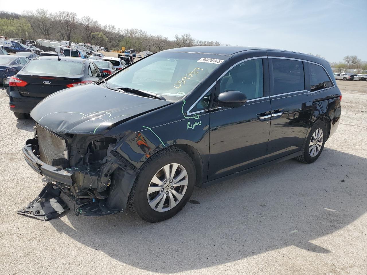 2016 Honda Odyssey Se на продаже в Kansas City, KS - Front End