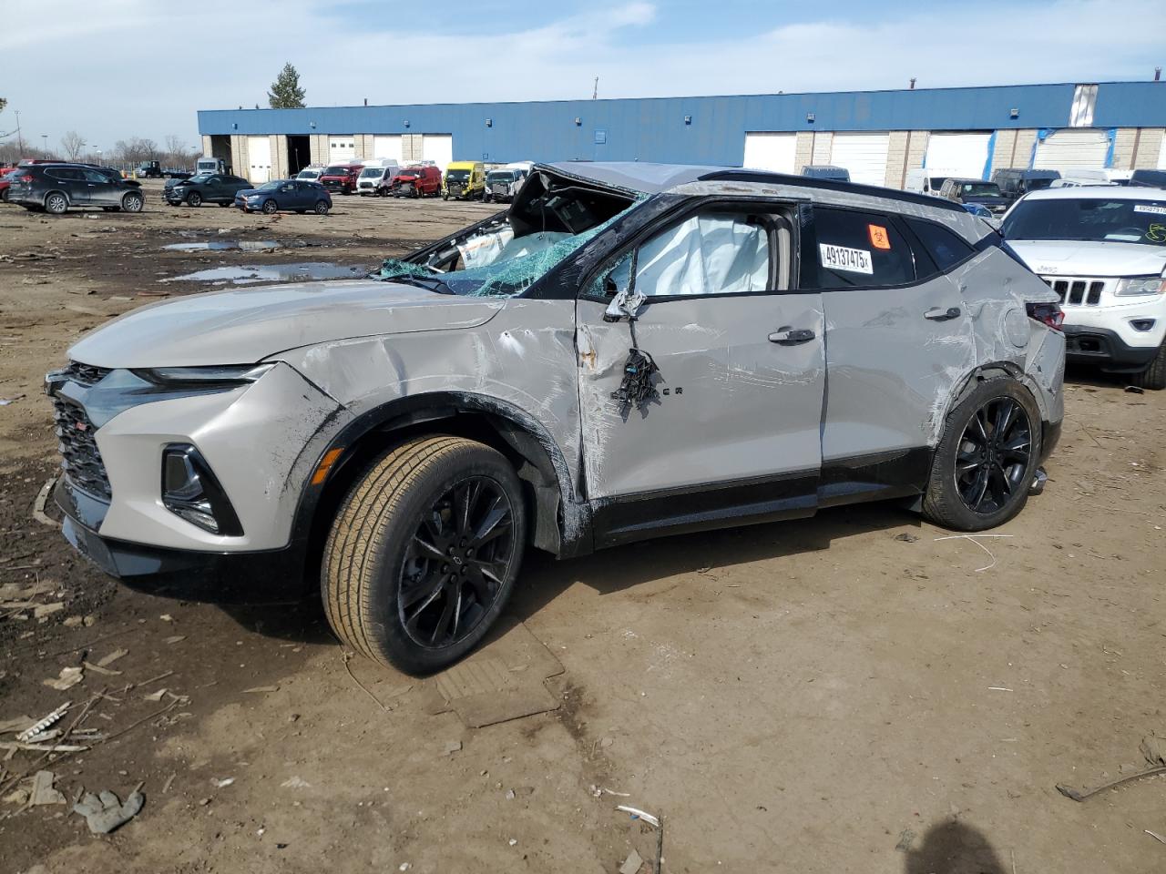 2021 Chevrolet Blazer Rs на продаже в Woodhaven, MI - Rollover