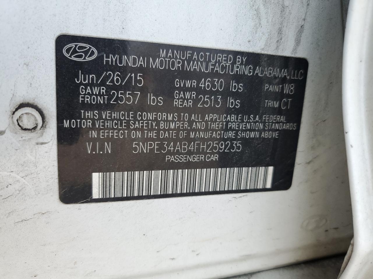 2015 Hyundai Sonata - Image 12