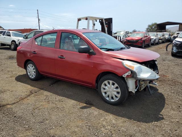  NISSAN VERSA 2015 Красный