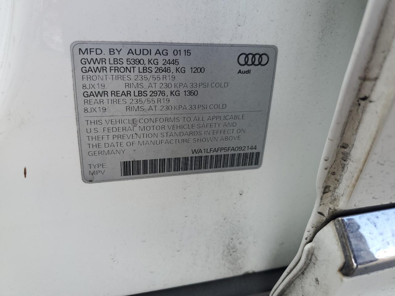 2015 Audi Q5 - Image 13