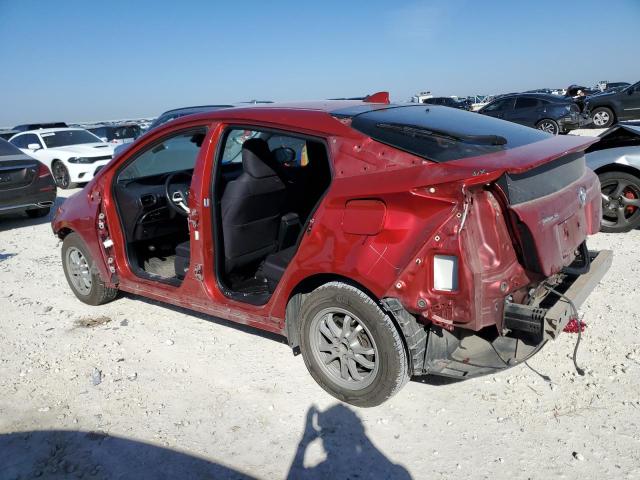  TOYOTA PRIUS 2018 Червоний