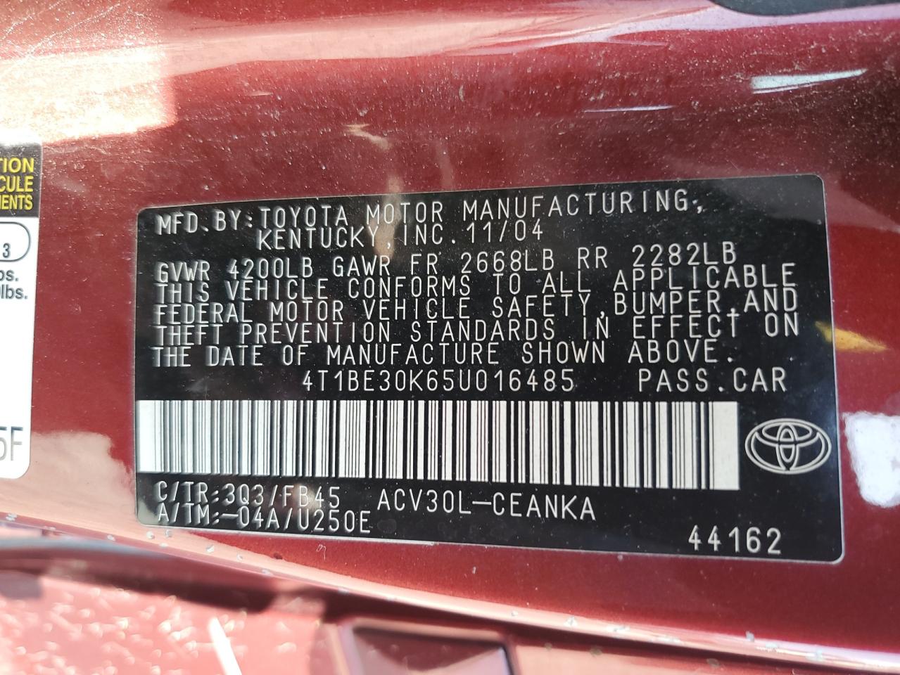 2005 Toyota Camry - Image 12