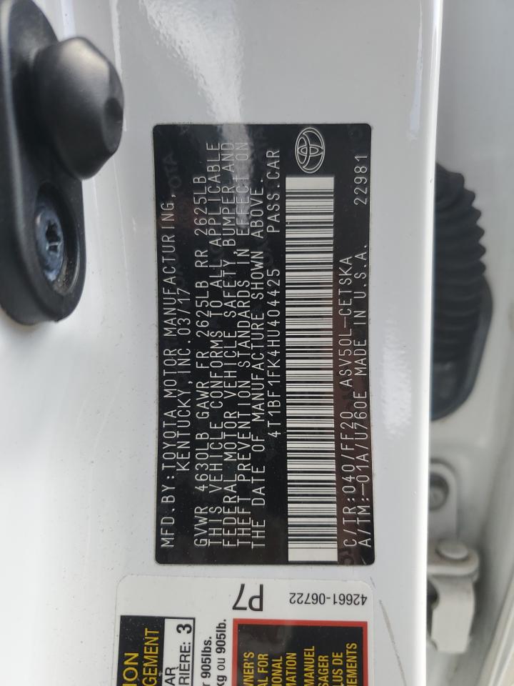 2017 Toyota Camry - Image 12