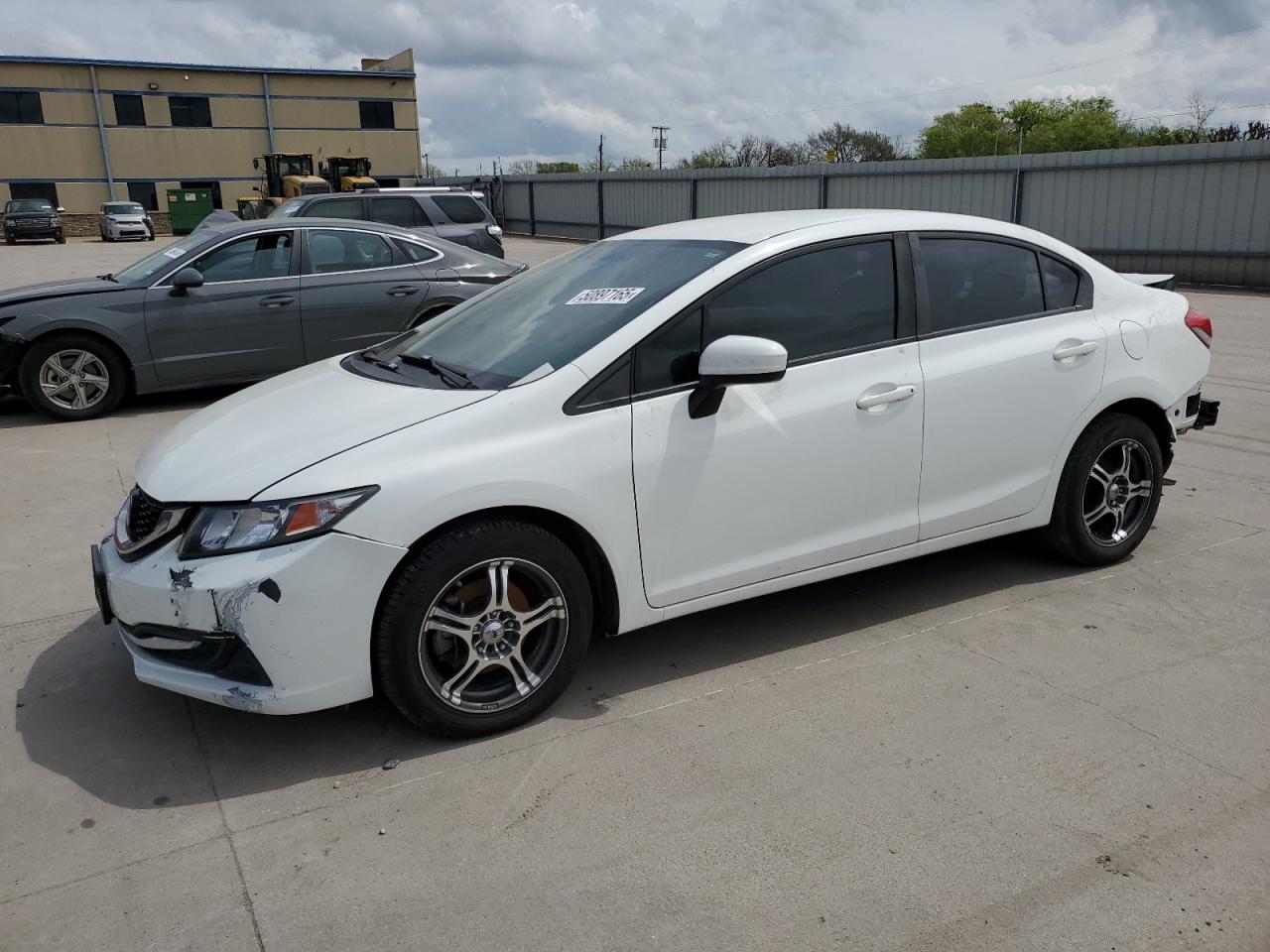 2014 Honda Civic Lx იყიდება Wilmer-ში, TX - Rear End