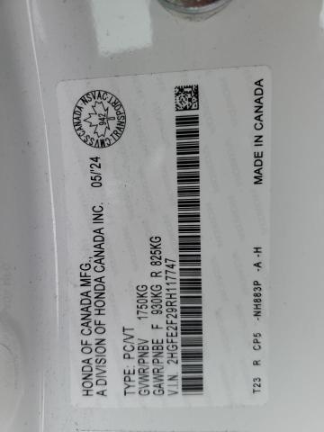 2024 HONDA CIVIC LX