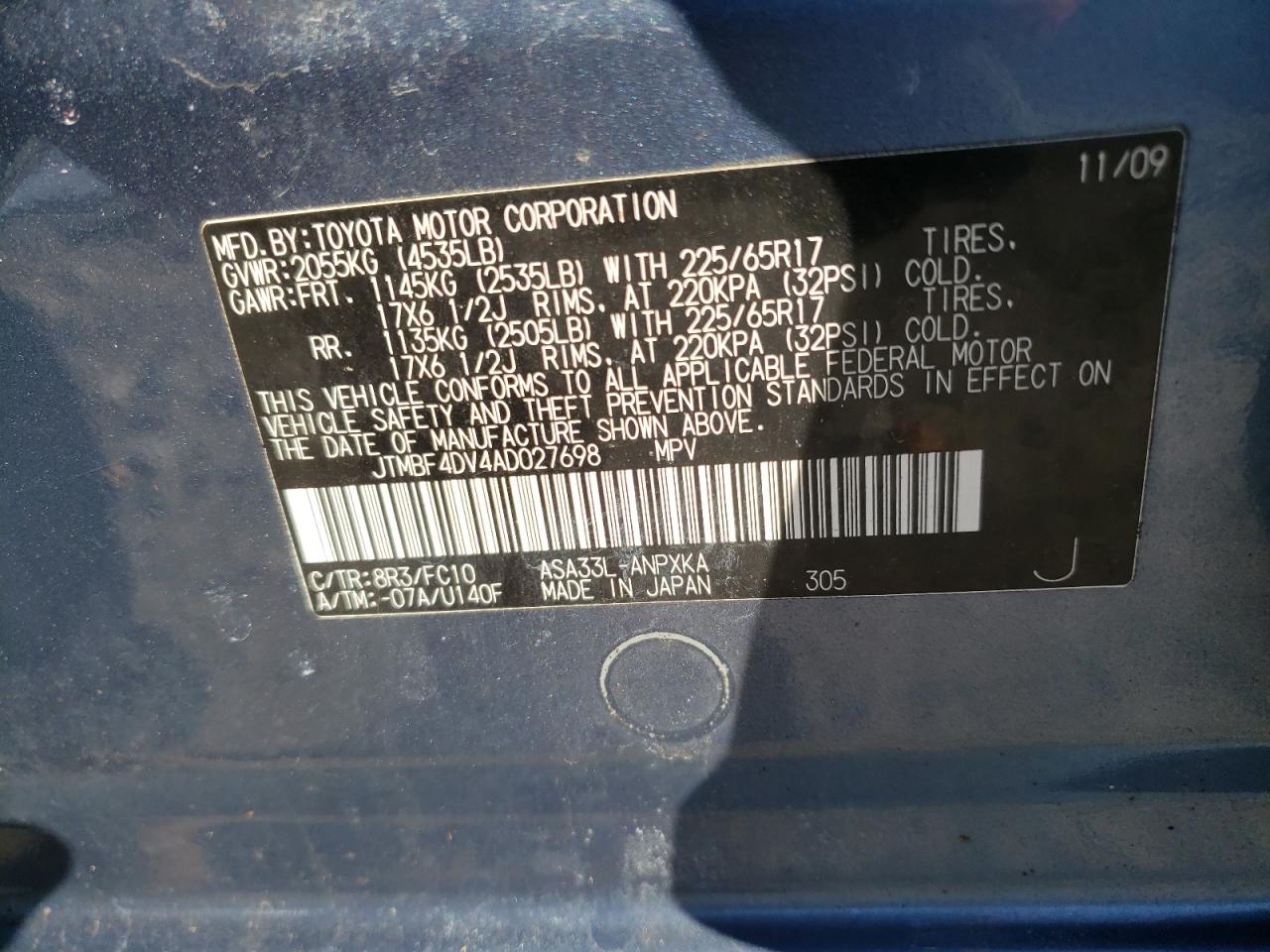 2010 Toyota RAV 4 - Image 13