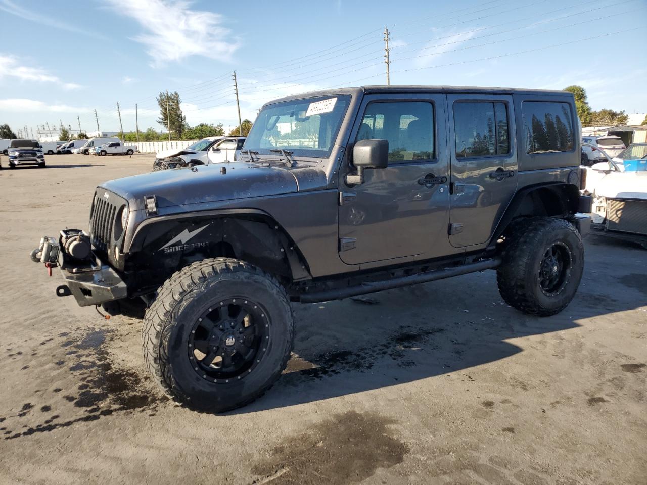 2016 Jeep Wrangler Unlimited Sport للبيع في Miami، FL - Normal Wear