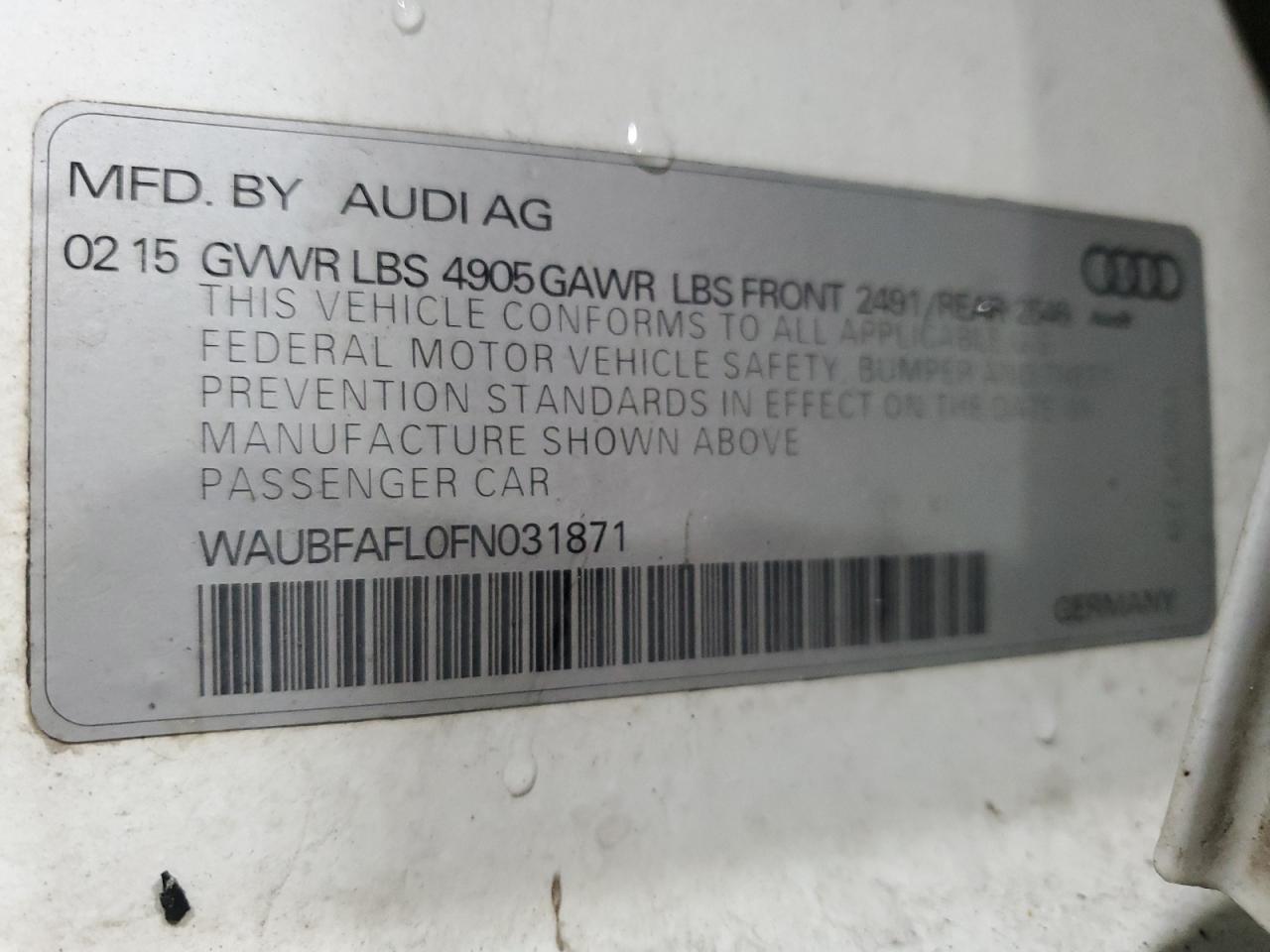 2015 Audi A4 - Image 12