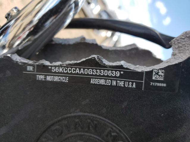  INDIAN MOTORCYCLE CO. MOTORCYCLE 2016 Білий