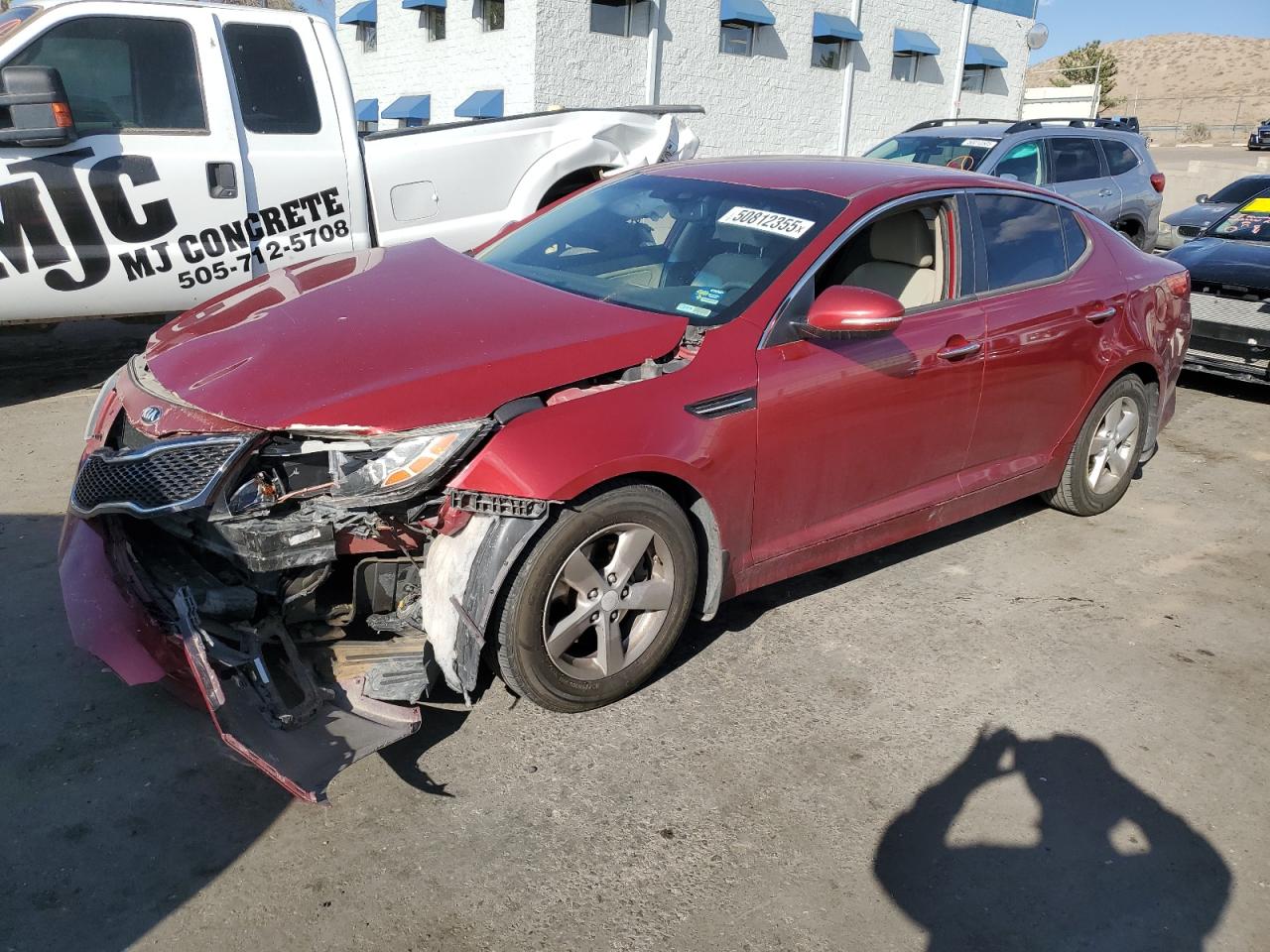 2014 Kia Optima Lx للبيع في Albuquerque، NM - Front End