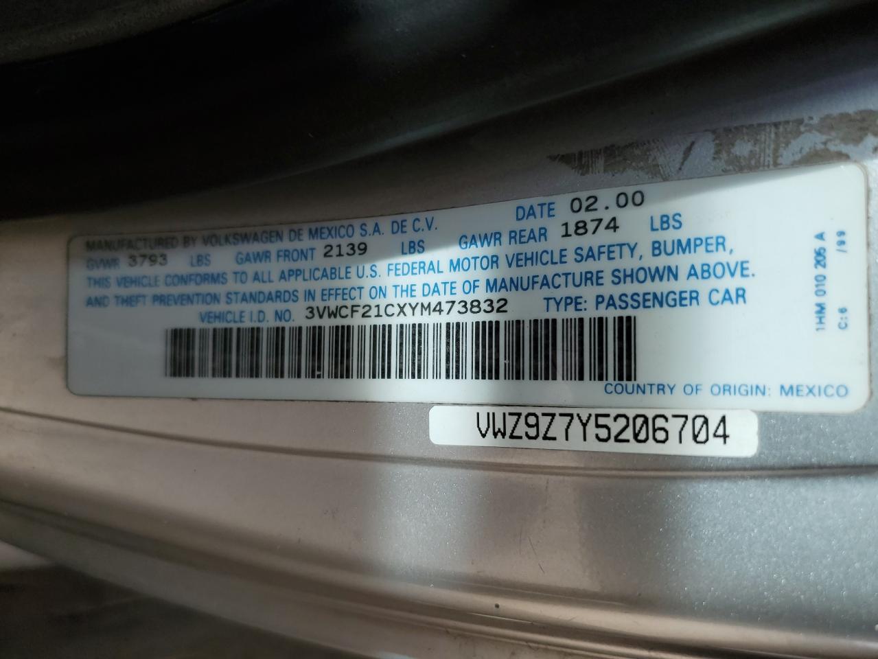 2000 Volkswagen Beetle - Image 12