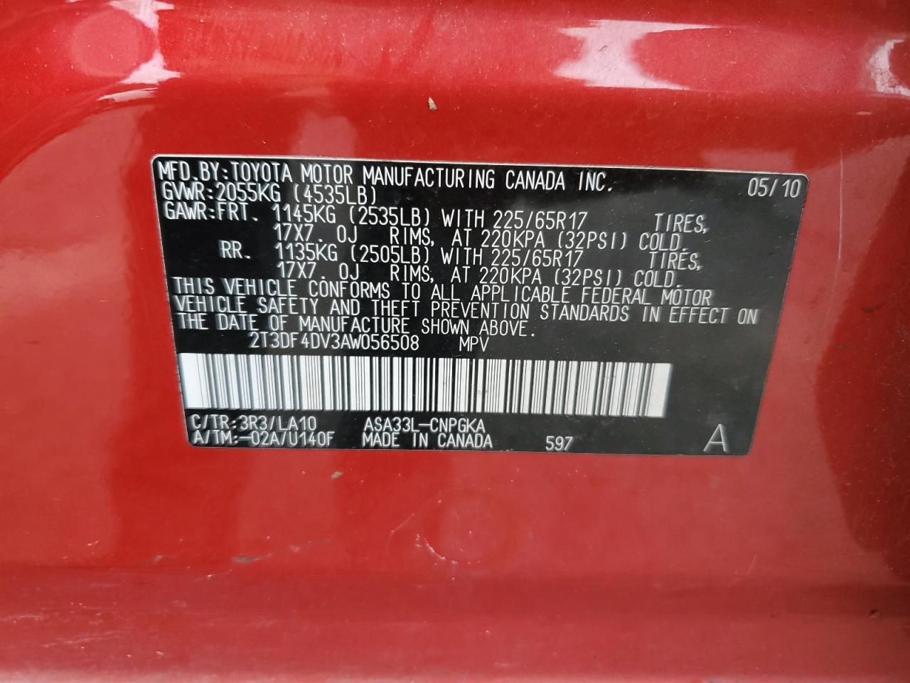 2010 Toyota RAV 4 - Image 13