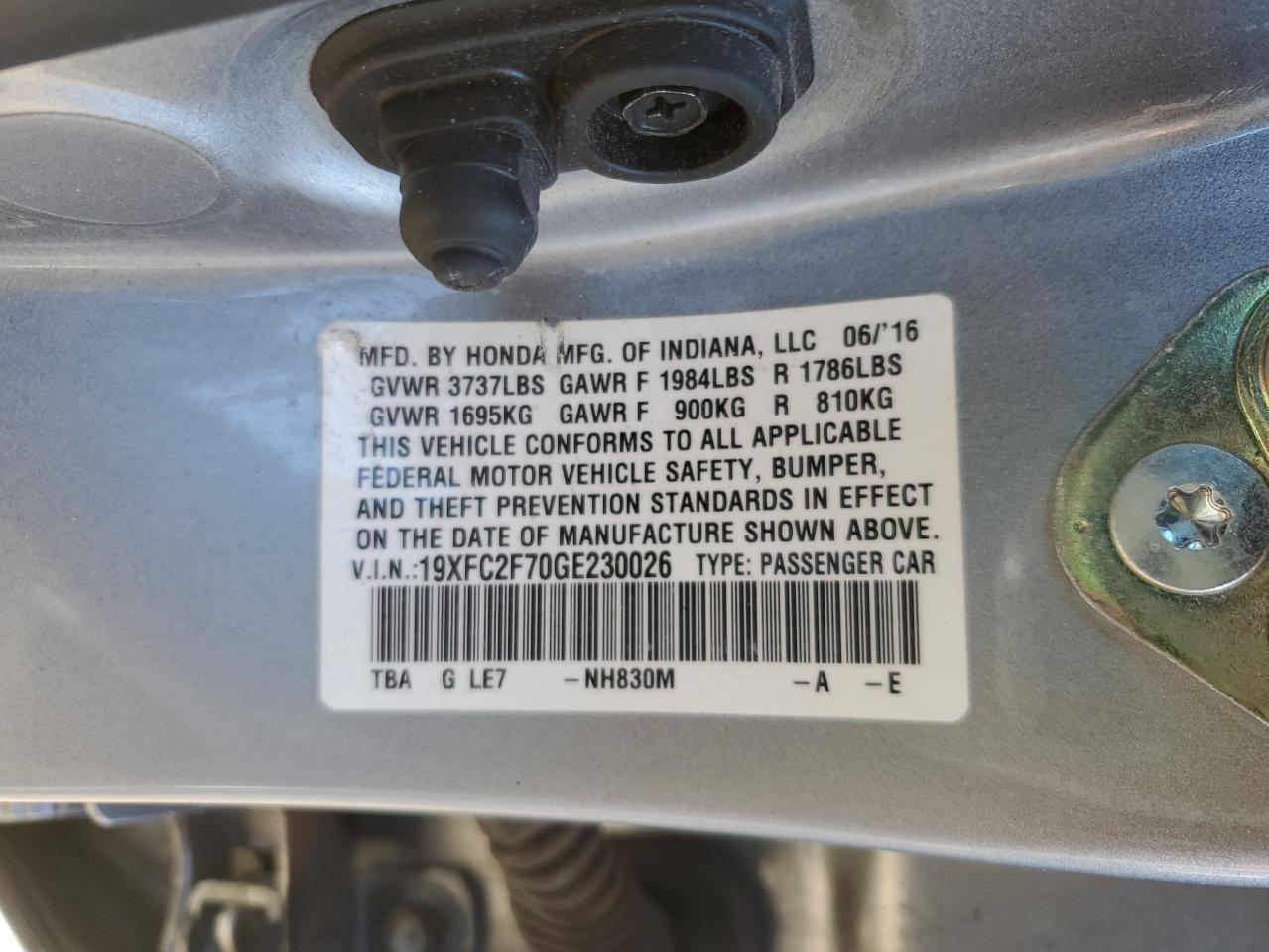 2016 Honda Civic - Image 12