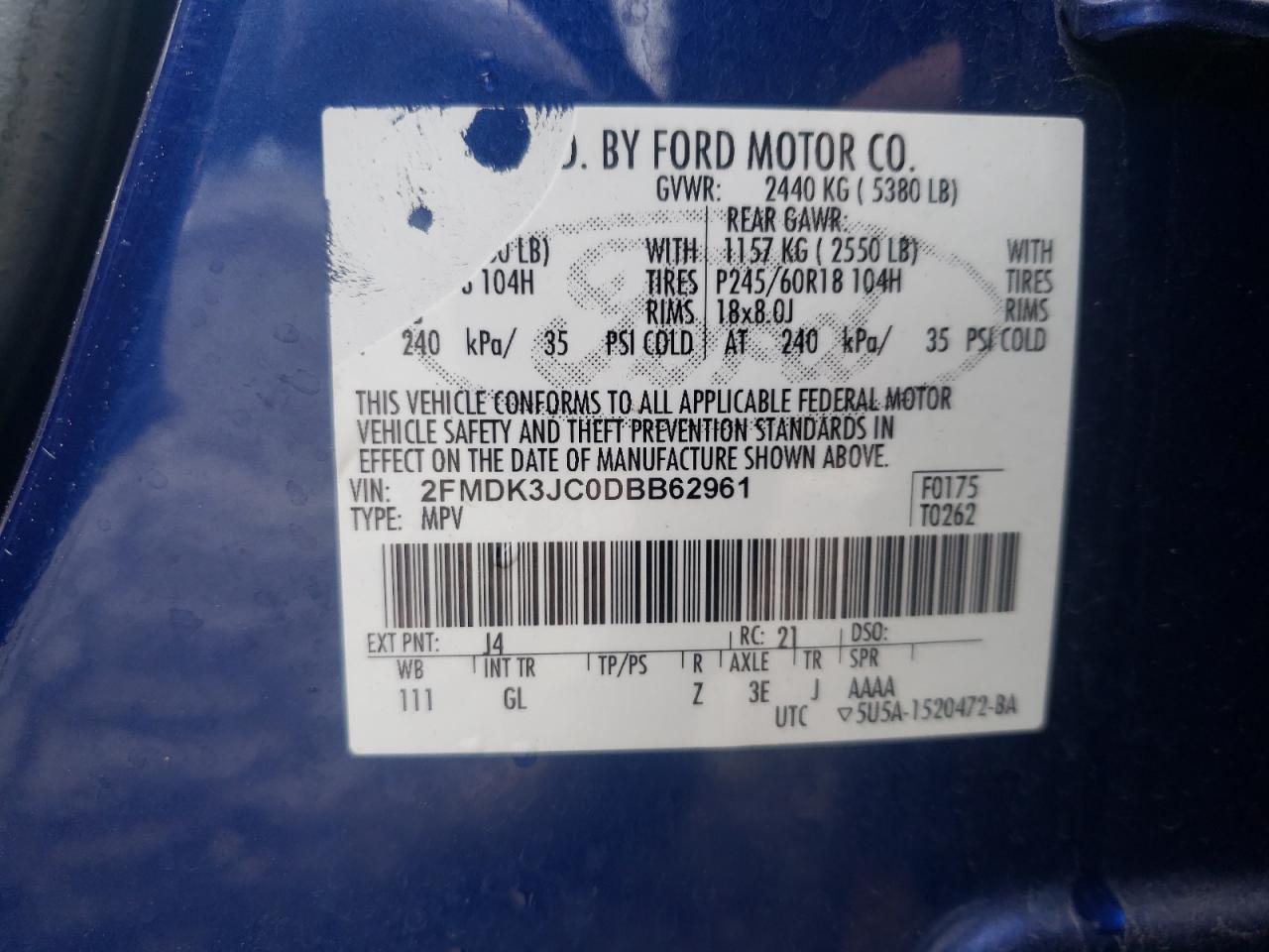 2013 Ford Edge - Image 13