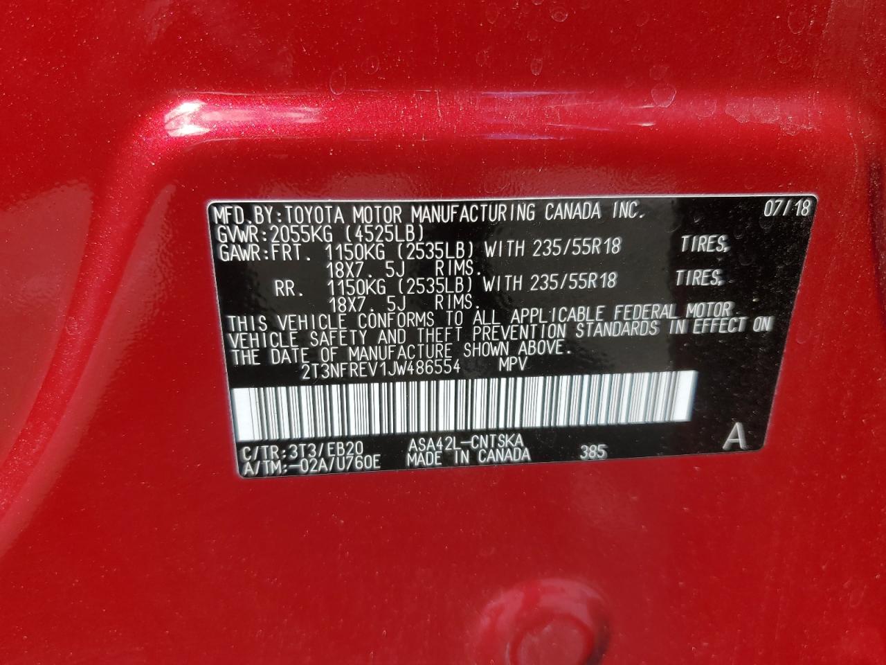 2018 Toyota RAV 4 - Image 15