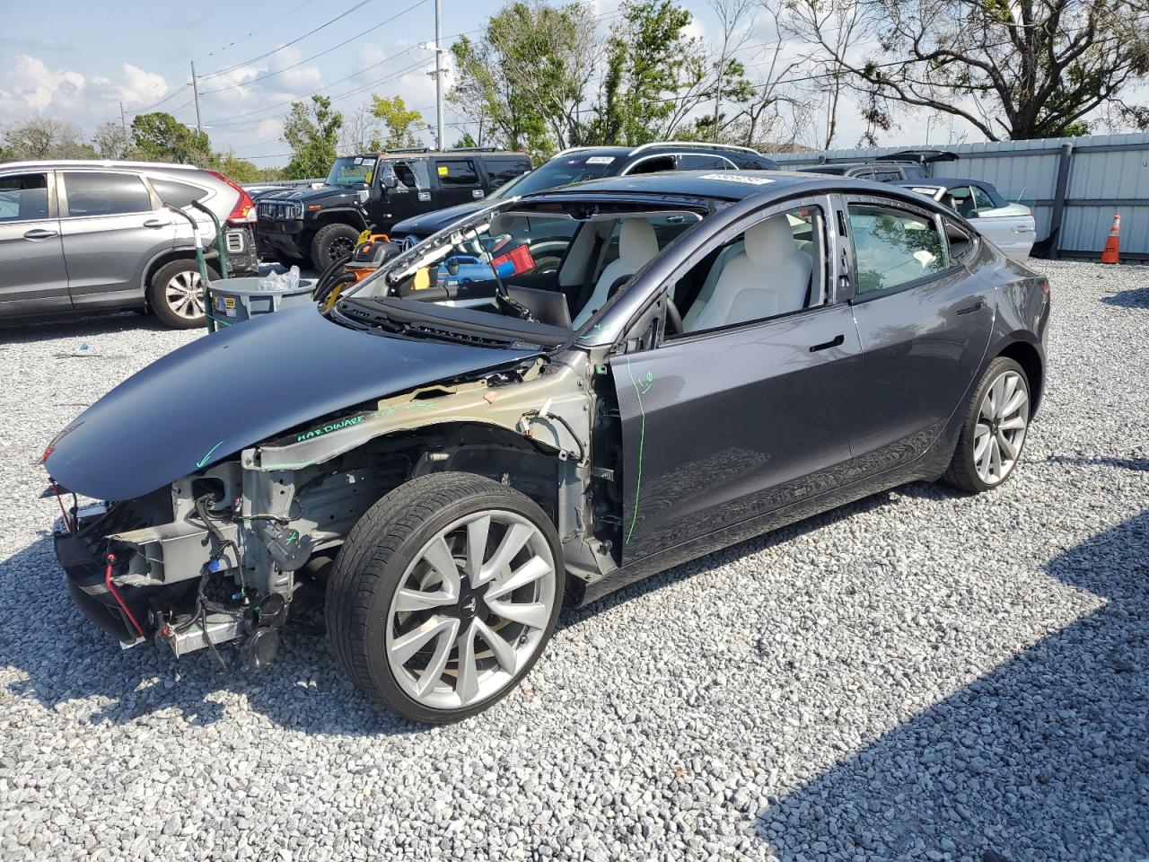 2023 Tesla Model 3 de vânzare în Riverview, FL - Front End