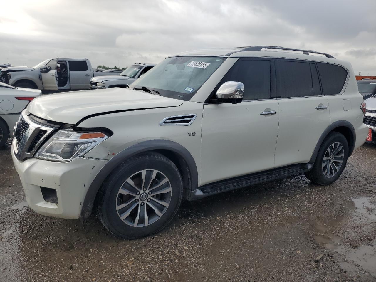 2018 Nissan Armada Sv იყიდება Houston-ში, TX - Front End