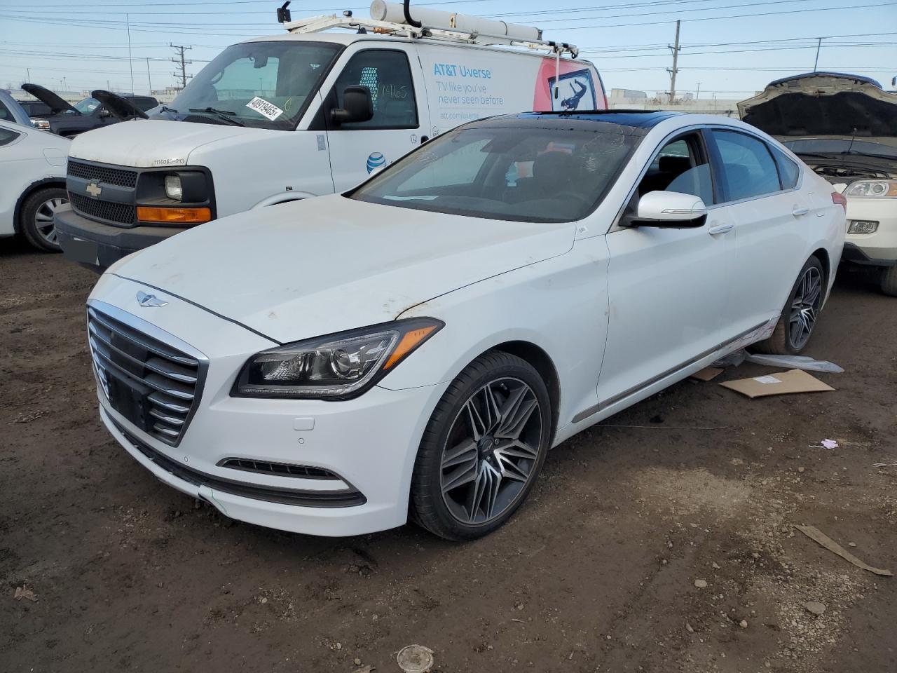 2015 Hyundai Genesis 3.8L de vânzare în Elgin, IL - All Over