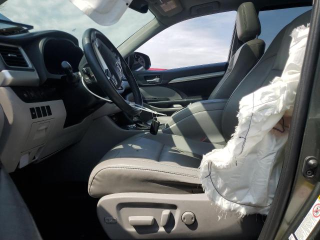  TOYOTA HIGHLANDER 2019 Zielony