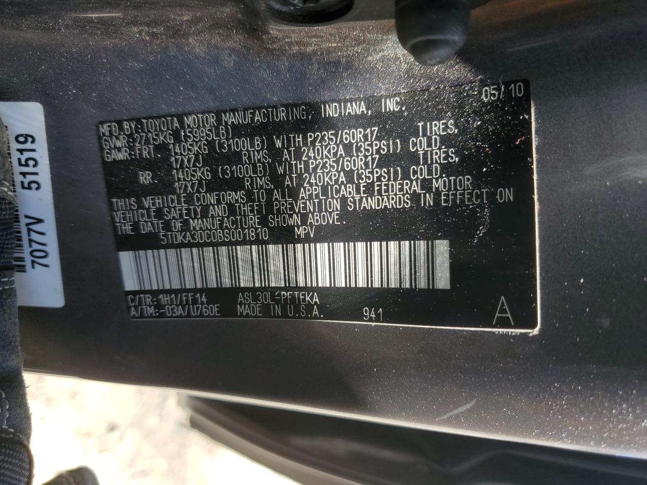 2011 Toyota Sienna - Image 16