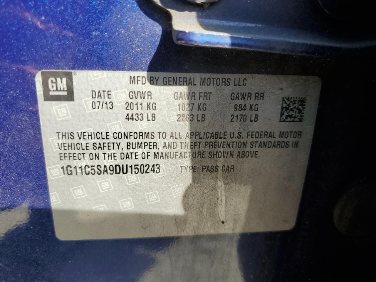 2013 Chevrolet Malibu - Image 13