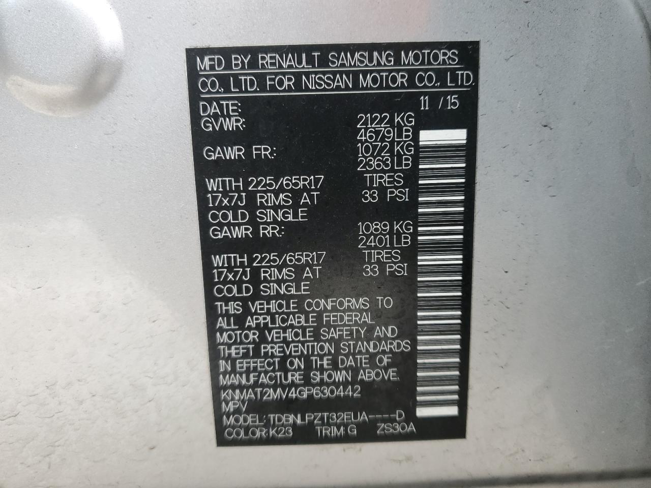 2016 Nissan Rogue - Image 13