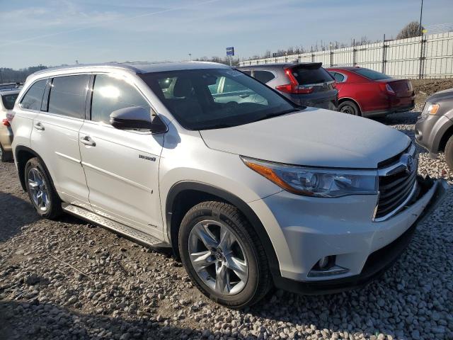 TOYOTA HIGHLANDER 2016 Белы