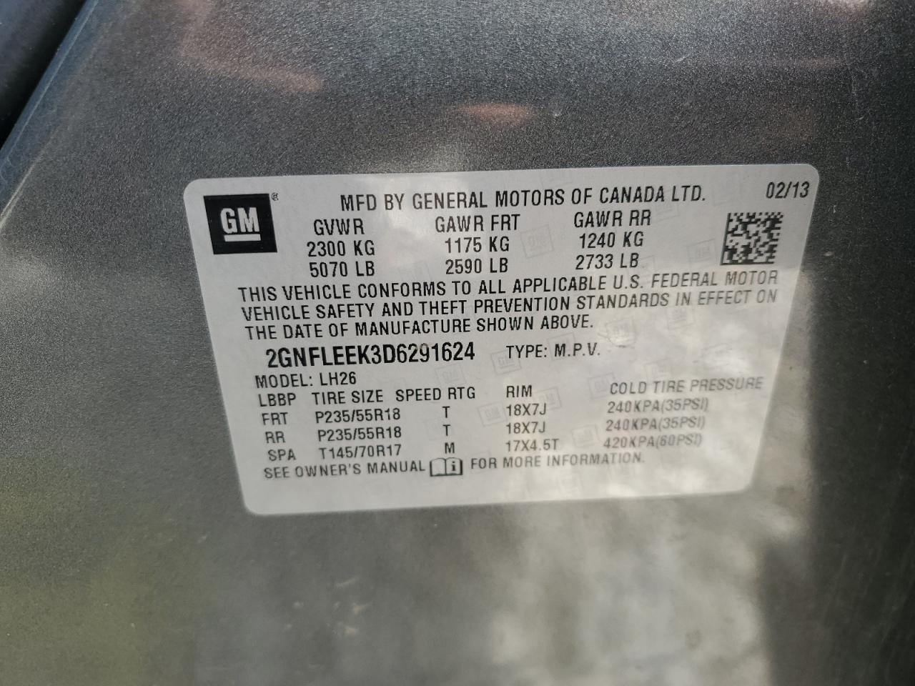 2013 Chevrolet Equinox - Image 15