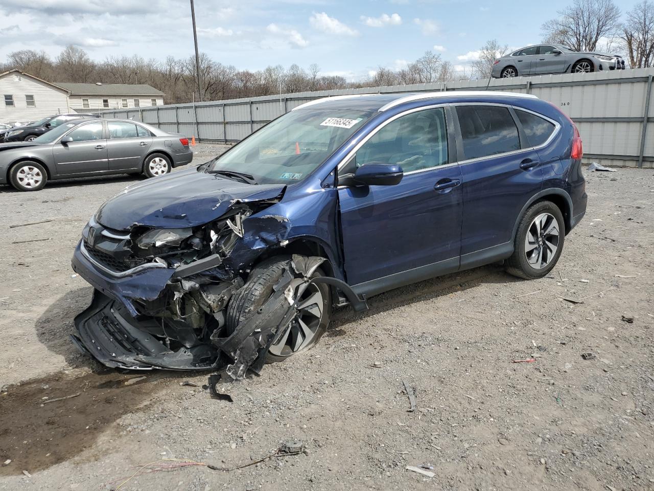 2015 Honda Cr-V Touring for Sale in York Haven, PA - Front End