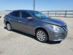 2016 Nissan Sentra S en Venta en Fresno, CA - Rear End