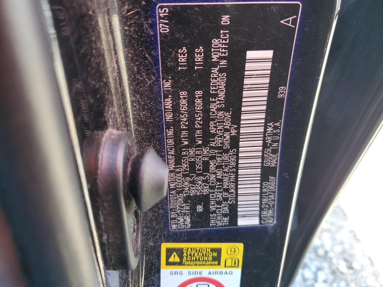 2015 Toyota Highlander - Image 13
