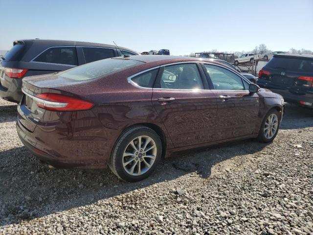 Sedans FORD FUSION 2017 Bordowy
