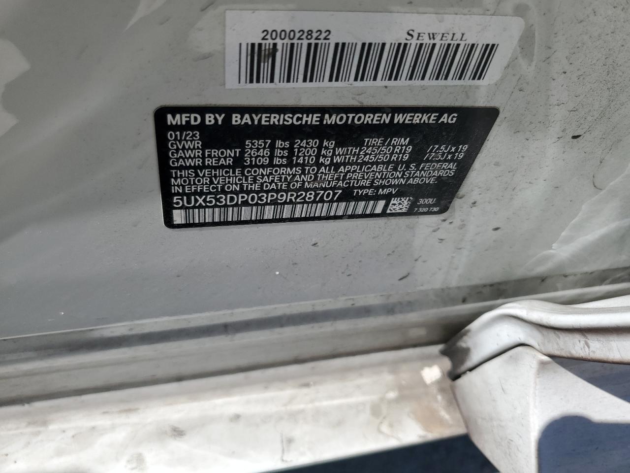 2023 BMW X3 - Image 13