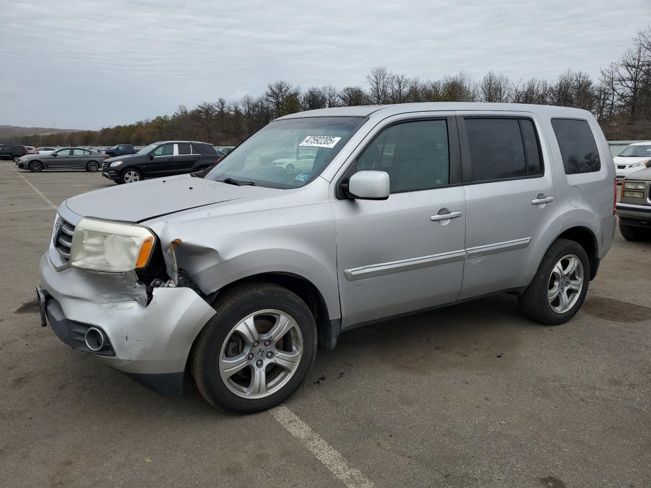 2012 Honda Pilot Exl en Venta en Brookhaven, NY - Front End
