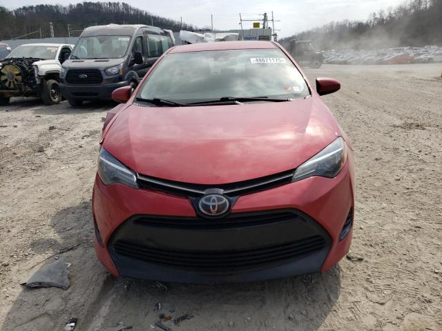  TOYOTA COROLLA 2018 Czerwony