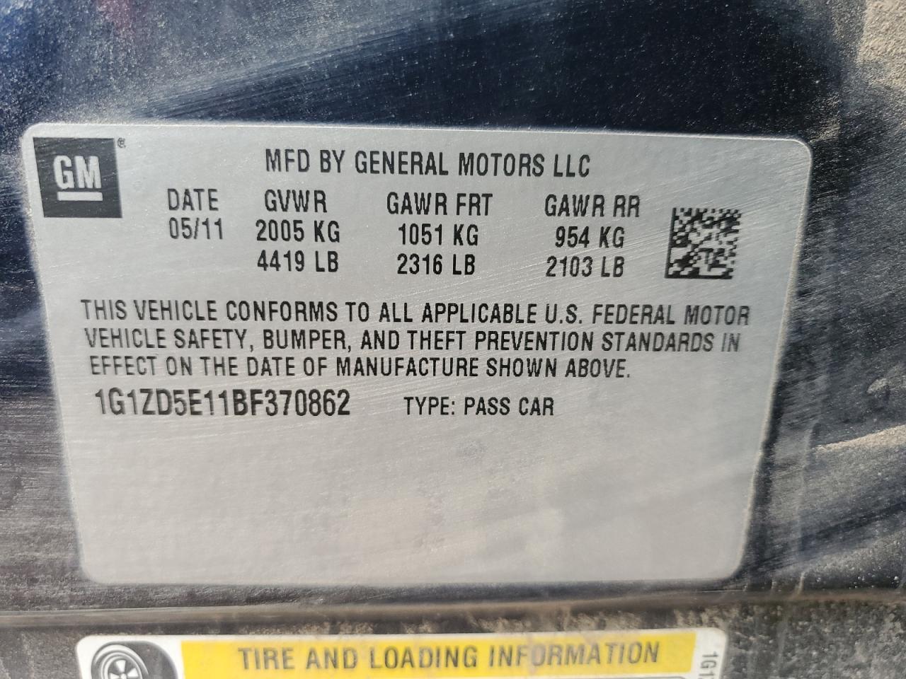 2011 Chevrolet Malibu - Image 13