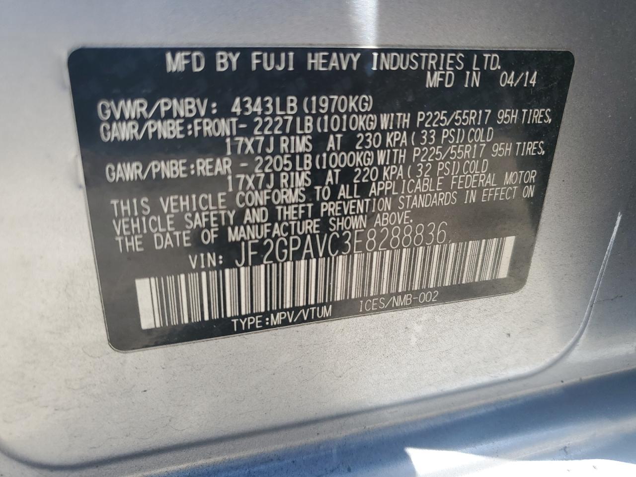 2014 Subaru XV - Image 13