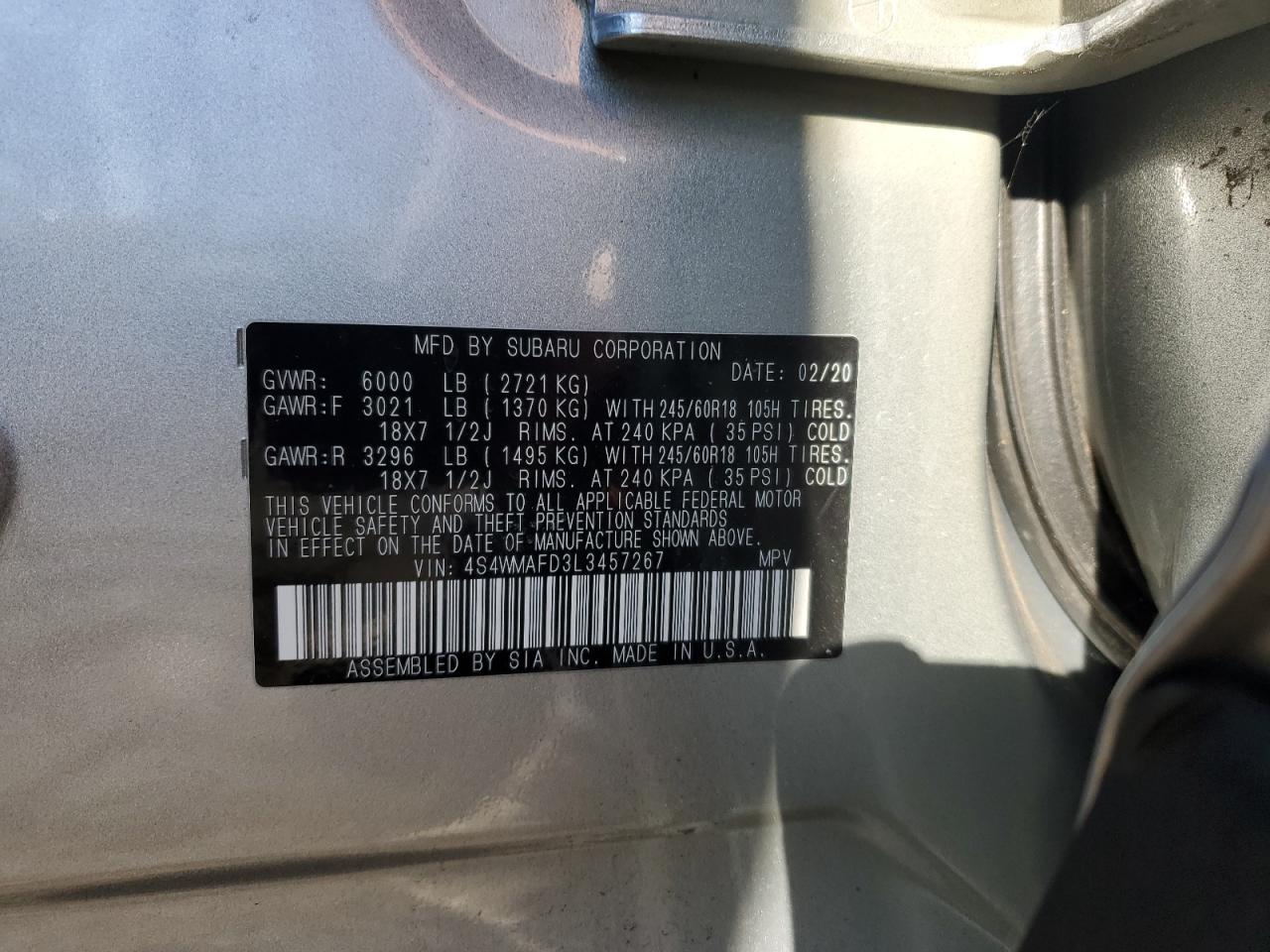 2020 Subaru Ascent - Image 15
