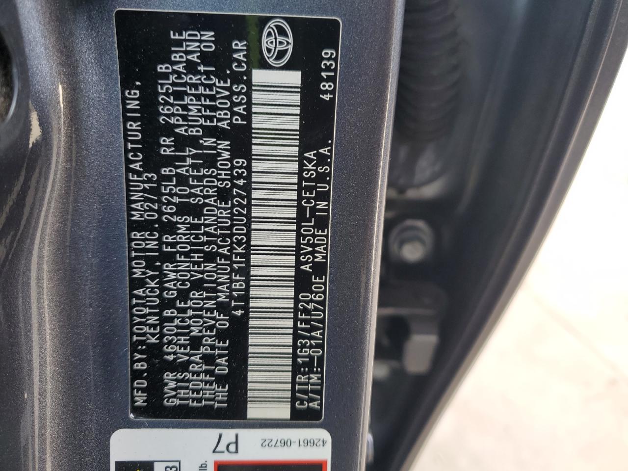 2013 Toyota Camry - Image 12