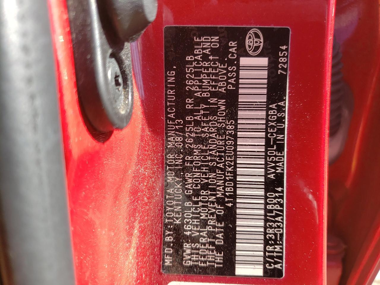 2014 Toyota Camry - Image 12