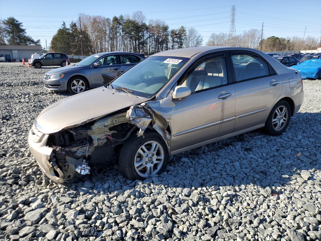 2004 Kia Spectra Lx للبيع في Mebane، NC - Front End