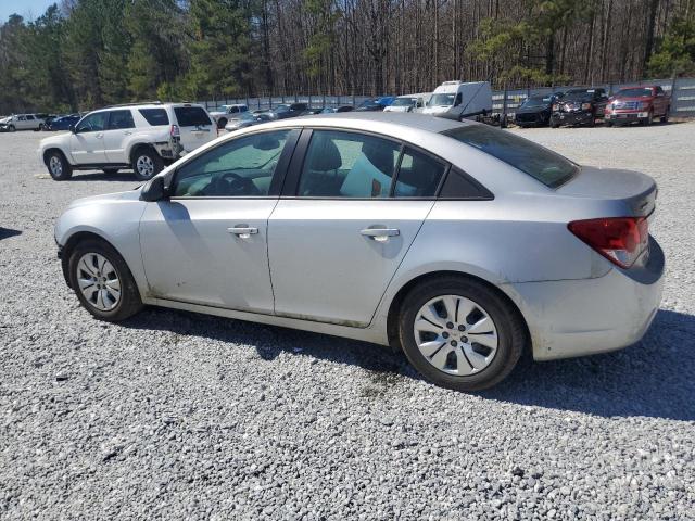 Sedans CHEVROLET CRUZE 2016 Srebrny