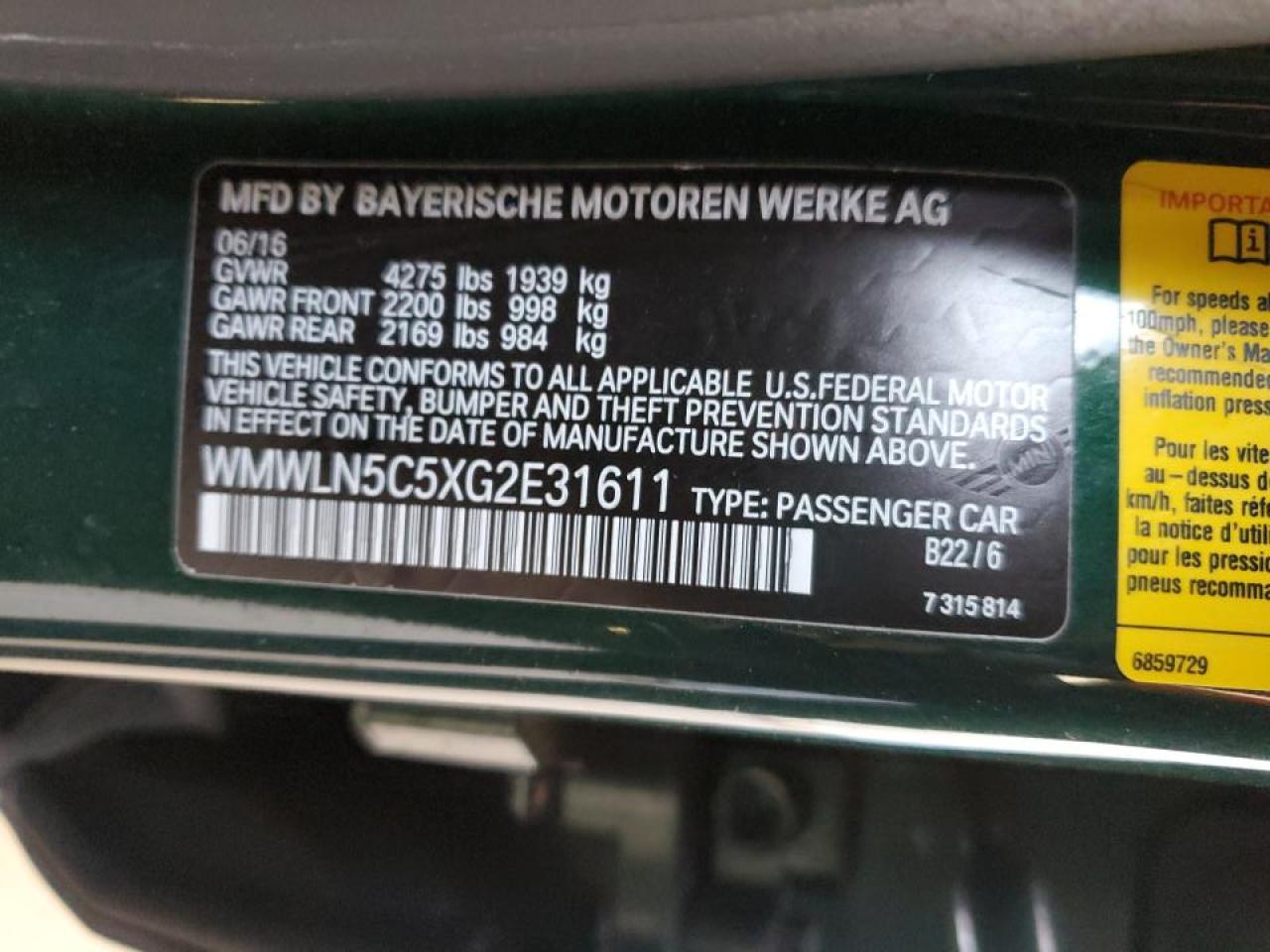 2016 MINI Cooper - Image 15
