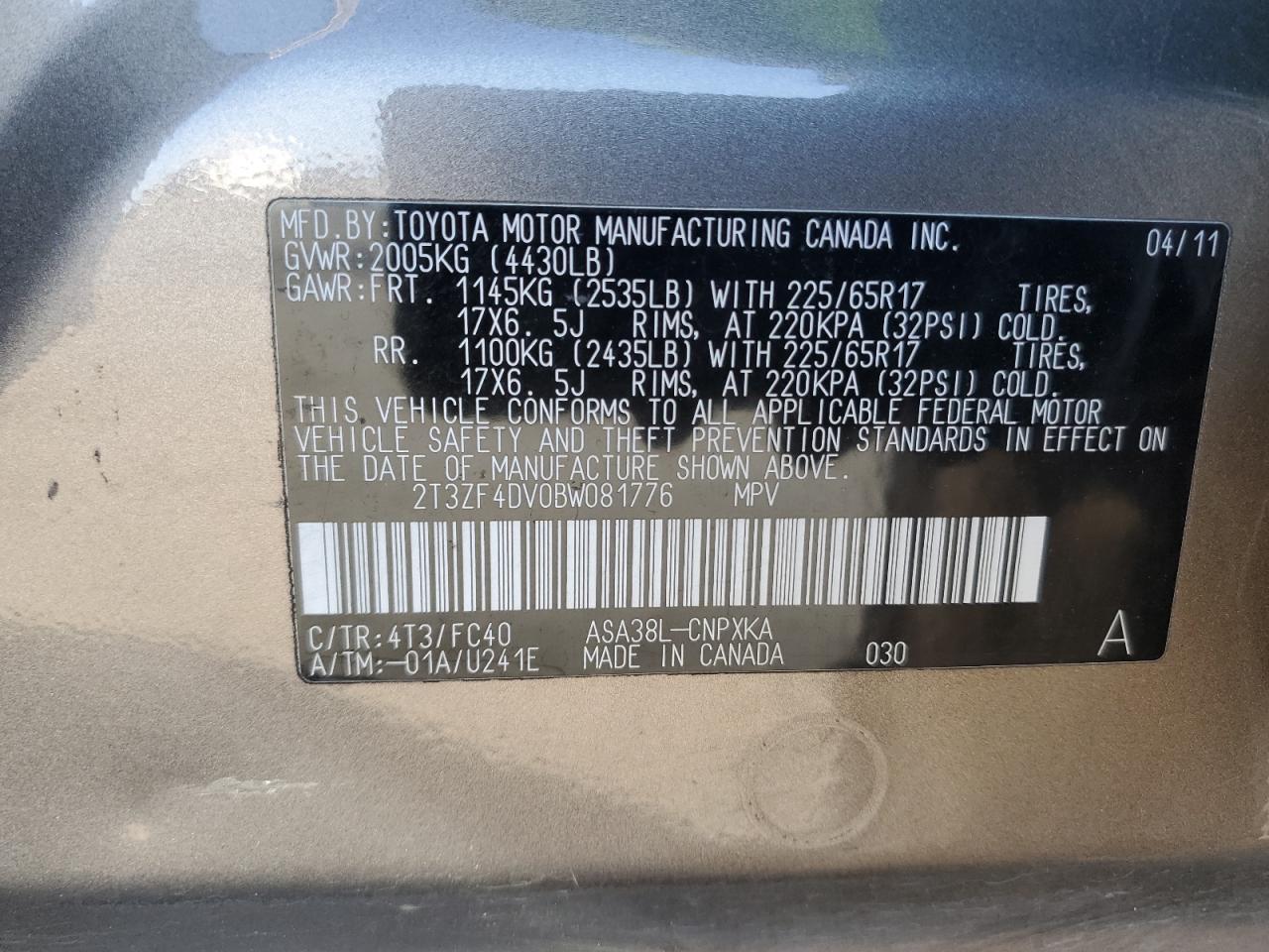 2011 Toyota RAV 4 - Image 13