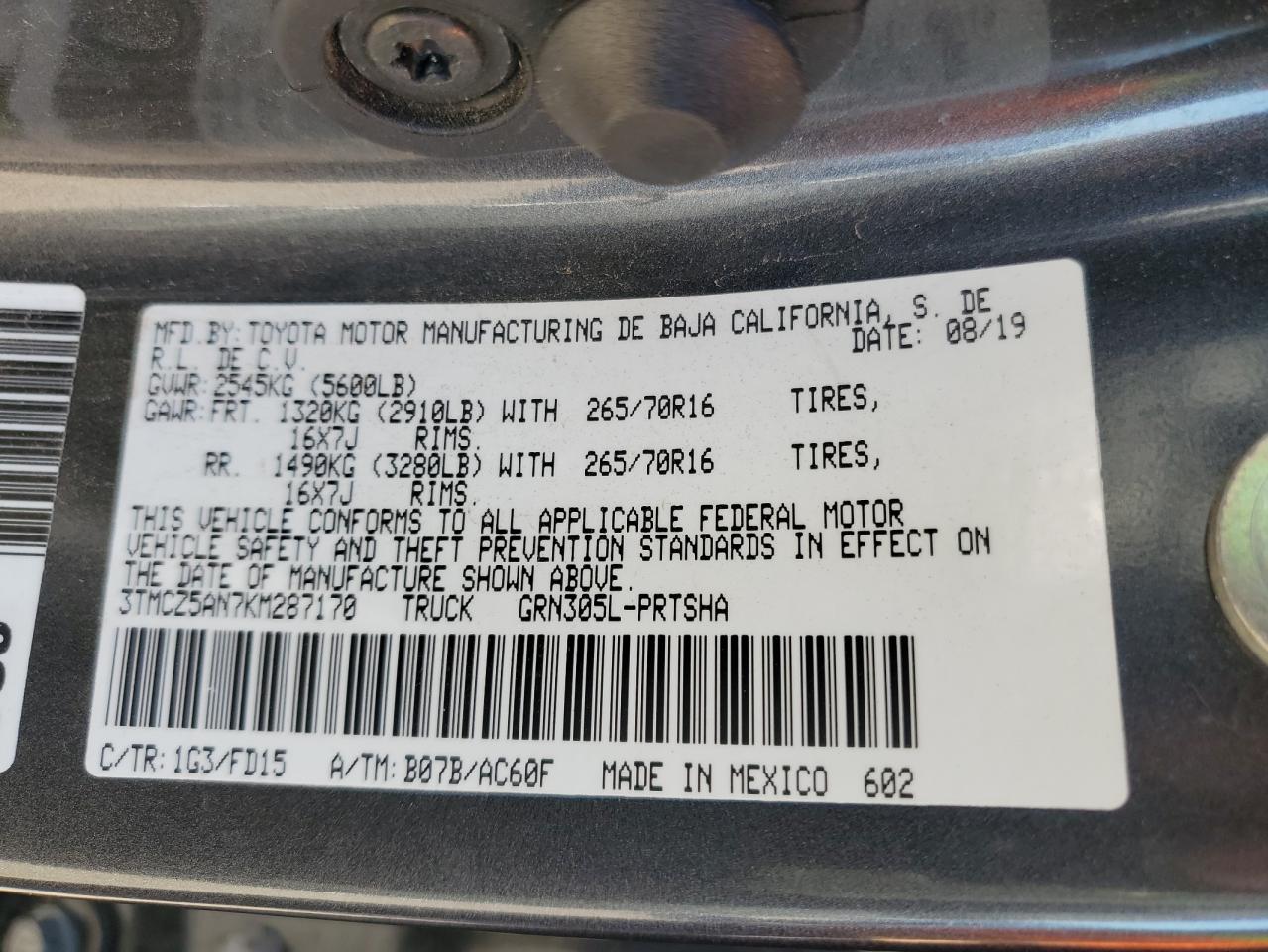 2019 Toyota Tacoma - Image 14