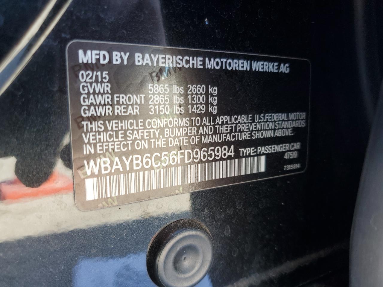 2015 BMW 7er - Image 15