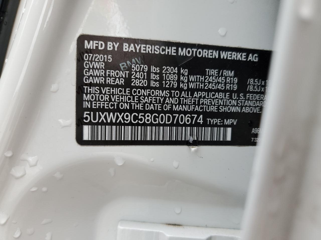 2016 BMW X3 - Image 13