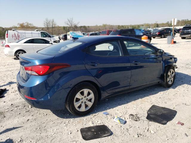 Sedans HYUNDAI ELANTRA 2016 Blue