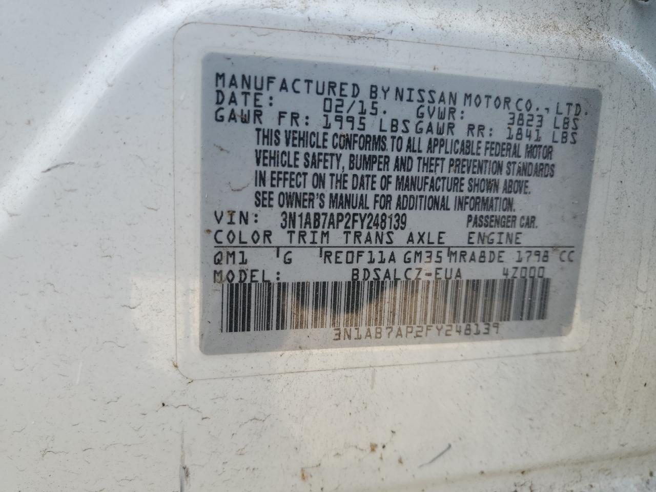 2015 Nissan Sentra - Image 12